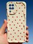 Samsung Galaxy A12 - M12 Kılıf Kamera Korumalı Dalga Kenarlı Kırmızı Kalp Desenli Silikon Kapak 6