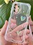 Samsung Galaxy A32 Kılıf 3D Kalpli Inci Tasarımlı Desenli Kamera Korumalı Şeffaf Silikon Kapak 3