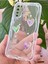 Xiaomi Redmi Note 8 Kılıf 3D Kalpli Inci Tasarımlı Desenli Kamera Korumalı Şeffaf Silikon Kapak 2