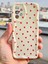 Samsung Galaxy A32 Kılıf Kamera Korumalı Dalga Kenarlı Kırmızı Kalp Desenli Silikon Kapak 6