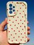 Samsung Galaxy A32 Kılıf Kamera Korumalı Dalga Kenarlı Kırmızı Kalp Desenli Silikon Kapak 7