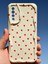 Samsung Galaxy A50 - A30S Kılıf Kamera Korumalı Dalga Kenarlı Kırmızı Kalp Desenli Silikon Kapak 7