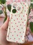 Xiaomi Redmi 13 4g Kılıf Kamera Korumalı Dalga Kenarlı Kırmızı Kalp Desenli Silikon Kapak 9