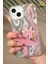 iPhone 13/14/15 Kılıf Hologramlı Pembe Deniz Yıldızı Desenli Darbe Emici Kamera Korumalı Silikon 2