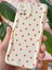 Samsung Galaxy A51 Kılıf Kamera Korumalı Dalga Kenarlı Kırmızı Kalp Desenli Silikon Kapak 4