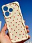 Xiaomi Redmi 13 4g Kılıf Kamera Korumalı Dalga Kenarlı Kırmızı Kalp Desenli Silikon Kapak 11