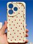 Xiaomi Redmi 13 4g Kılıf Kamera Korumalı Dalga Kenarlı Kırmızı Kalp Desenli Silikon Kapak 12
