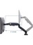 NB F80 17-30 İnç Uyumlu Amortisörlü Masaüstü Monitör Tutucu Tek Kol Standı (Tam Hareketli) 5