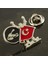 Msa-Shop Ay Yıldız Yaka Rozet-Gümüş Rengi 1