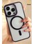Apple iPhone 14 Pro Kılıf Wireless Şarj Magsafe Destekli Renkli Parlak Hassas Butonlu Kamera Korumalı Darbe Emici Kapak 2