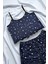 Yıldız Desenli Lacivert Şortlu Pijama Takımı 3