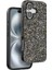 Bfs iPhone 16 Plus Bright Simli Kapak - Gümüş 1