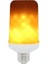 LED Alev Ampul 5 W E-27 Sarı Işık Renkli Etkili Aydınlatma Led Ampul 4