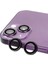 Bfs iPhone 15 Plus Raze Metal Kamera Lens - Siyah 1