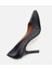 01AYH312530A100 KADIN Deri Siyah Yüksek Topuklu Stiletto 6