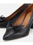 01AYH315460A100 KADIN Deri Siyah Fiyonk Detaylı Ince Topuklu Stiletto 3