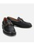 01AYH312960A100 KADIN Deri Siyah Tokalı Klasik Loafer 2