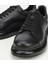 02AYH305130A100 ERKEK Deri Siyah Yüksek Tabanlı Spor Ayakkabı 3