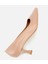 01AYH312480A330 KADIN Deri Bej Esnek Tabanlı Stiletto 6
