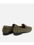 01AYH312410A840 KADIN Süet Deri Haki Yumuşak Dokulu Klasik Loafer 4