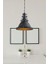 Siyah Spor Avize Metal Gövde ile Modern Tasarım 35 cm Yükseklik 31 cm Genişlik 7