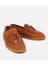 01AYH313260A370 KADIN Süet Deri Taba Gold Aksesuarlı Klasik Loafer 2