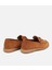 01AYH313260A370 KADIN Süet Deri Taba Gold Aksesuarlı Klasik Loafer 4
