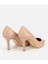 01AYH312530A330 KADIN Deri Bej Yüksek Topuklu Stiletto 4