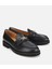 01AYH315380A100 KADIN Deri Siyah Tokalı Klasik Loafer 2