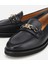 01AYH315380A100 KADIN Deri Siyah Tokalı Klasik Loafer 3