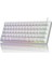 TS91 61 Tuş Rgb Kablolu Beyaz Membran Türkçe Q Gaming Klavye 1