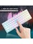 TS91 61 Tuş Rgb Kablolu Beyaz Membran Türkçe Q Gaming Klavye 6