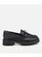 01AYH314700A100 KADIN Siyah Kalın Tabanlı Klasik Loafer 1