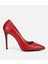 01AYH312580A750 KADIN Deri Kırmızı Yüksek Topuklu Stiletto 1