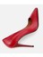 01AYH312580A750 KADIN Deri Kırmızı Yüksek Topuklu Stiletto 6