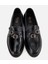 01AYH313640A100 KADIN Rugan Deri Siyah Tokalı Klasik Loafer 6
