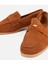 01AYH312410A430 KADIN Süet Deri Taba Yumuşak Dokulu Klasik Loafer 3