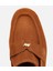 01AYH312410A430 KADIN Süet Deri Taba Yumuşak Dokulu Klasik Loafer 5
