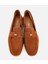 01AYH312410A430 KADIN Süet Deri Taba Yumuşak Dokulu Klasik Loafer 6