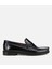 02AYH312110A100 ERKEK Açma Deri Siyah Klasik Loafer 1