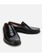 02AYH312110A100 ERKEK Açma Deri Siyah Klasik Loafer 2