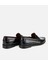 02AYH312110A100 ERKEK Açma Deri Siyah Klasik Loafer 4