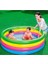 Renkli Şişme Havuz 157 cm Çapında 46 cm Yükseklikte Bebekler İçin Eğlenceli 2