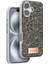 Bfs iPhone 16 Bright Simli Kapak - Gümüş 1