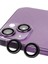 Bfs iPhone 14 Plus Raze Metal Kamera Lens - Siyah 1