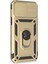 Bfs iPhone 12 Pro Max Kılıf Pars Lens Yüzüklü Silikon - Gold 2