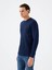 Regular Fit Koyu Indigo Erkek Sweatshirt LF2040680 2