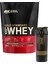 Whey gold Standard Çikolata Aromalı Paket 465 g 15 Servis - Gold Shaker 2'li Set 1