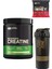 Creatine Kreatin Aromasız 317 g 93 Servis Kas gücü ve Performans Artışı Desteği - Optimum Shaker - Whey gold Standard Çikolata Aromalı Şase 31 g 1 Servis 1