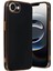 Bfs iPhone 16E Kılıf Volet Silikon - Siyah 1